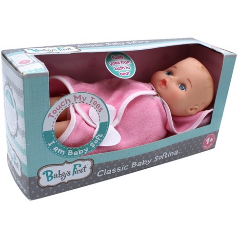 Baby's First Bathtime With Softina Pink Toy Doll - All Ages : Target