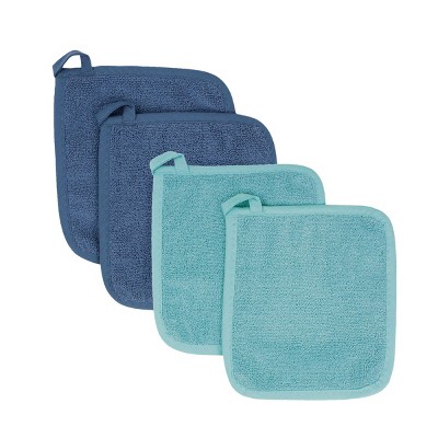 John Ritzenthaler Co. Ritz Variety 4-Pack Terry Pot Holder Set