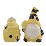 Tabletop Gnome Beehive S/P Shaker Set  -  One Salt And Pepper Shaker 3.5 Inches -  Bumble Daisy  -  A6981  -  Dolomite  -  Yellow