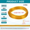 Unique Bargains SPT-2 Lamp Cord Insulated Conductor 18/2 PVC Covered Wires - 2 of 4