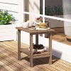 MaseiKar  Chair Cushions Set of 2 for Patio Furniture, Waterproof Tufted Overstuffed Patio Furniture Cushions, Thick Seat Cushion - 2 of 4