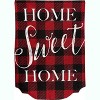 Briarwood Lane House Flag 40x28 For Outdoor Red Checkered Home Sweet Home Burlap Winter House Flag Flag For Winter House Flag - 3 of 4