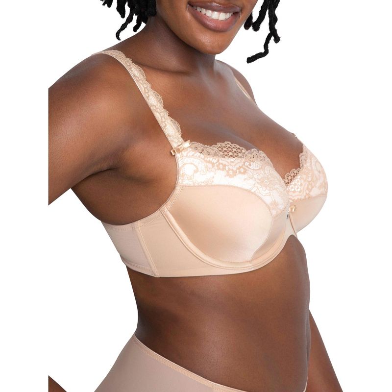 Curvy Couture Tulip Lace Push Up Bra, 4 of 12