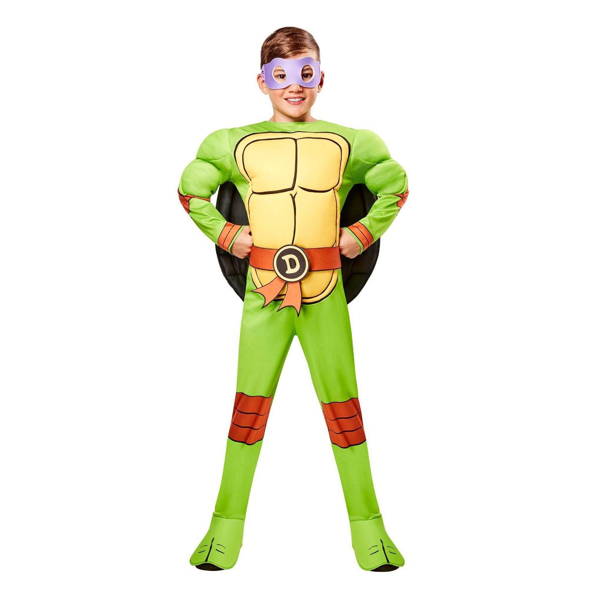 Rubies Teenage Mutant Ninja Turtles Raphael/Donatello/Leonardo and Michelangelo Boys' 4-in-1 Costume Jumpsuit