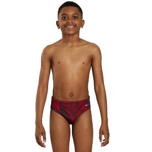Sporti HydroLast Sonar Waves Brief Swimsuit (22-40) - 1 of 4