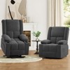CAVINAS Power Lift Sofa Chair with USB Ports,Massage and Heat,Adjustable Single Sofa with Cup Holders,Recliner Couch for Elderly People - 3 of 4