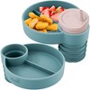 Hoovy Travel Silicone Cup Holder & Snack Tray Accessory for Car Seat, Booster Seat and Stroller - 2 of 4
