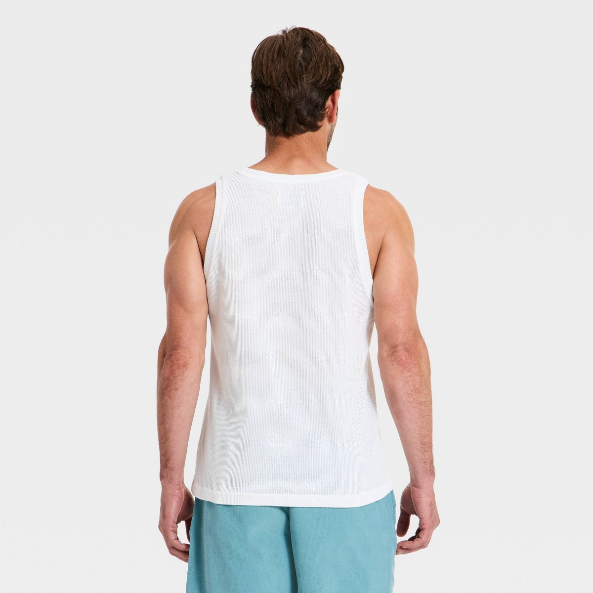 Мужские рубашки Goodfellow & Co Men's Everywear Value Tank Top - Goodfellow & Co™ Off-White XXL — фото 2