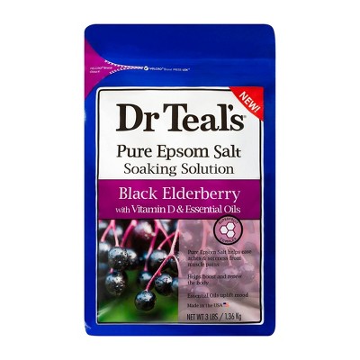 Dr Teal's Boost & Renew Elderberry Pure Epsom Bath Salt - 3lb