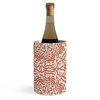 Marta Barragan Camarasa Terracotta strokes pattern Wine Chiller - Deny Designs