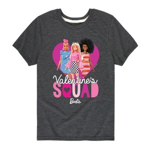 Boys' - Barbie - Valentine's Squad Short Sleeve Graphic T-Shirt - 1 of 4