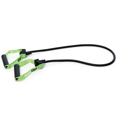 Escape Fitness Lightweight Multi Function Elastic Power 02 Tubes for Conditioning, Flexibility, and Cardio, Green