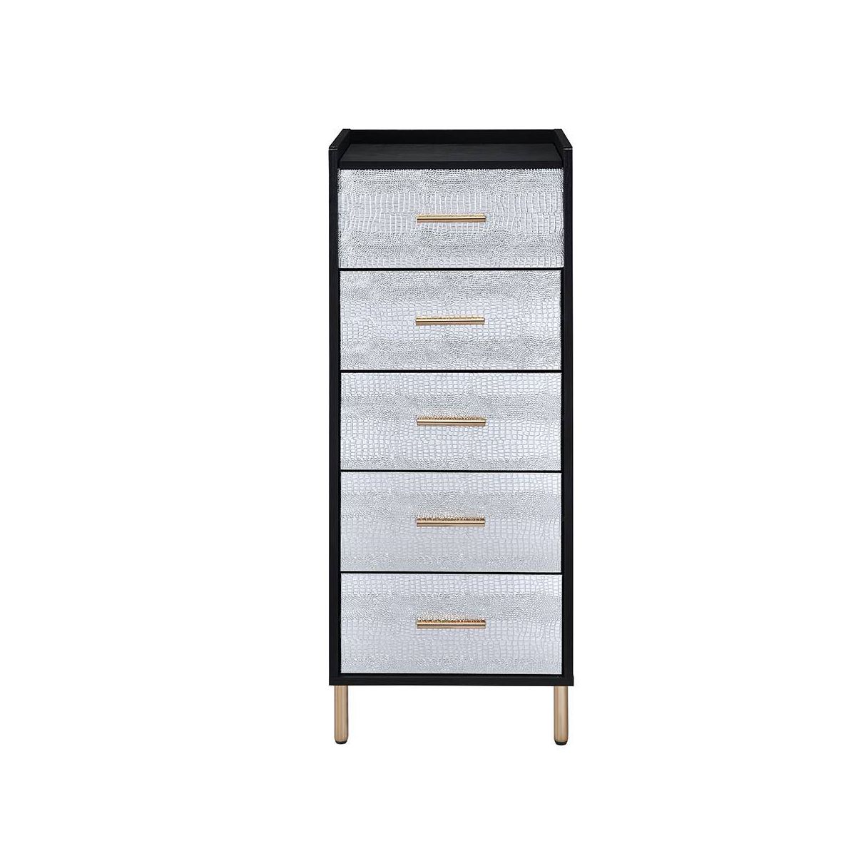 Myles 17" Armoires - Acme Furniture: Metal Frame, 5-Door Jewelry Storage, No Assembly Required - thumbnail 7