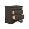 NicBex Wood Nightstand with 2 Drawers,Side Tables with Metal Handle for Bedroom,Living Room - 3 of 4