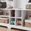 LOVMOR Hall Tree Entryway Bench with Coat Rack w/ Shoe Cubbies for bedroom - 4 of 4