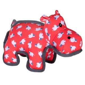 The Worthy Dog Tough Hanna Hippo Dog Toy - 1 of 3