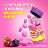 Pepto-Bismol Chews 5 Symptom Stomach Relief Chewable Tablets - Cool Berry Mint - 24ct - 3 of 4