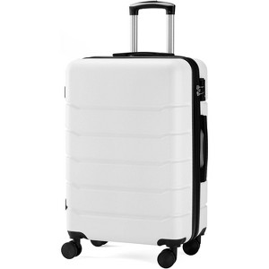 Paaaawaters Simple Deluxe 28 Inch Hardside Carry On Luggage, Suitcase with Double Spinner Wheels & TSA Lock - 1 of 4
