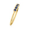 RS Pure by Ross-Simons 0.20 ct. t.w. Sapphire Ring in 14kt Yellow Gold - 2 of 4