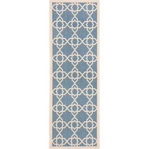 Courtyard CY6032 UV & Stain Resistant Non-Shedding Power Loomed Indoor/Outdoor Rugs - Safavieh - 1 of 4