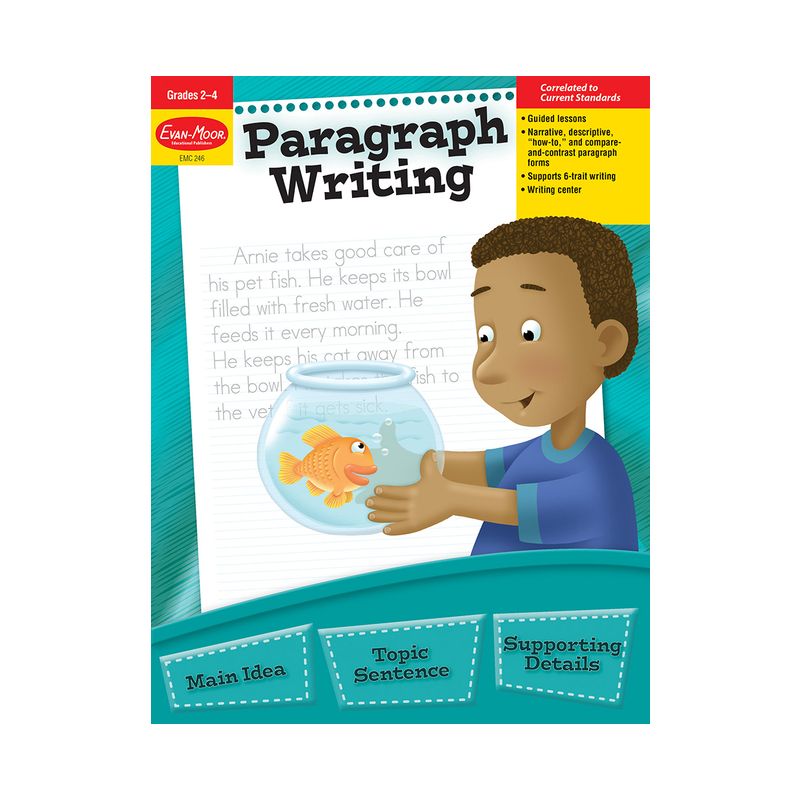 Paragraph Writing, Grade 2 - 4 Teacher Resource - (Writing Skills Essentials) 2nd Edition by  Evan-Moor Educational Publishers (Paperback), 1 of 2