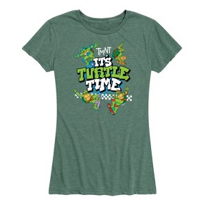 Women's - Teenage Mutant Ninja Turtles - It's Turtle Time Short Sleeve Graphic T-Shirt - 1 of 4