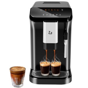 Fully Automatic Coffee Machine, 20 Bar Professional Espresso Machine with Grinder & Milk Frother - 1 of 4