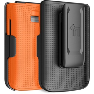 Nakedcellphone Combo for TCL Flip 3 Phone - Hard Case and Belt Clip Holster - 1 of 4