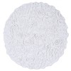 Bell Flower Collection Cotton Floral Pattern Tufted Bath Rug - Home Weavers - 2 of 4