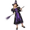 Halloween Witch Costume Deluxe Set for Girls - Party Fancy Dress-Up with Witch Hat & Skirt - 2 of 4