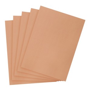 Unique Bargains Scrapbook Invitation Card Reflective Metallic Mirror Board Sheets 24 Pcs - 1 of 4