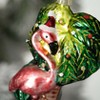 5.5"H Sullivans Flamingo Palm Tree Christmas Ornament, Pink-Green, Christmas Tree Decor - 2 of 2