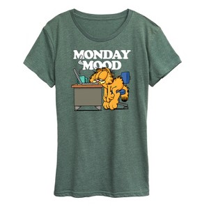 Women's - Garfield - Monday Mood Short Sleeve Graphic T-Shirt - 1 of 4