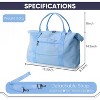 Hachikiko Grass Weekender Travel Bag - Airplane Friendly Gym Duffle for Men & Women, Overnight Bag with Trolley Sleeve - 4 of 4