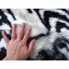 Walk on Me Faux Fur Super Soft Kids Zebra Rug Tufted With Non-slip Backing Area Rug - 4 of 4