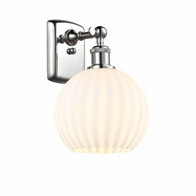 White Venetian - 1 Light Wall Sconce In Modern Style-11 Inches Tall and 8 Inches Wide