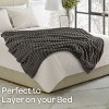 Lavish Home 60x70in Faux Fur Throw Blanket, Gray - 4 of 4