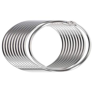 10Pcs 3 Circle Binder Rings 1 Metal Book Rings Loose Leaf Ring Gold Tone