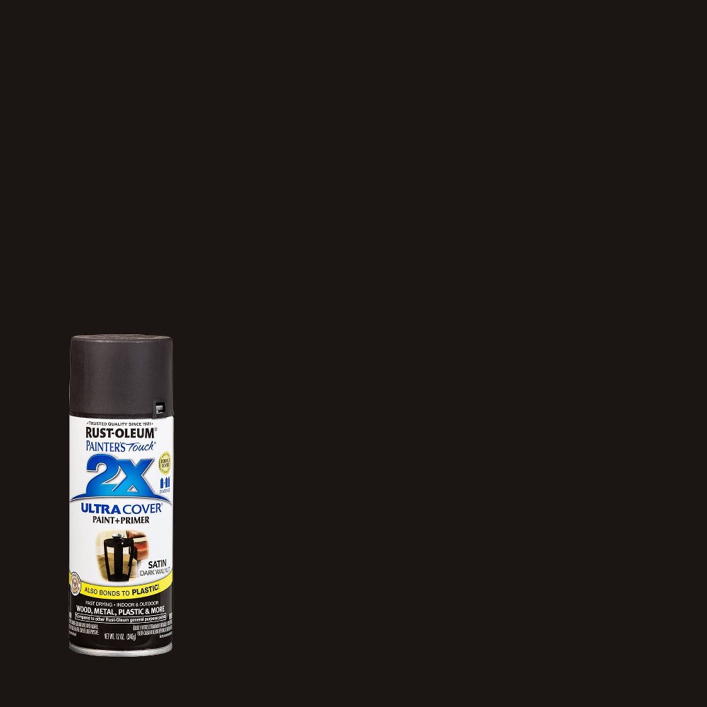 UPC 020066202460 product image for Rust-Oleum 12oz 2X Painter's Touch Ultra Cover Satin Spray Paint Dark Walnut | upcitemdb.com