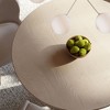 Maven Lane Mila Contemporary Round Wooden Dining Table in Refined White Finish - 2 of 4