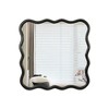 Solid Wood Wave Mirror-Modern Mirror Wall Decor, Suitable For Bathroom, Bedroom, Living Room, Dining Room, Cloakroom, Entrance - 3 of 4
