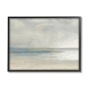 Stupell Industries Abstract Beach Horizon Landscape Framed Giclee Art - 1 of 4