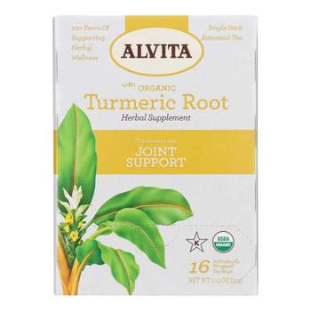 Alvita Organic Turmeric Root Herbal Tea - 1 box, 16 bags