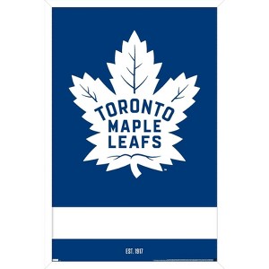 Trends International NHL Toronto Maple Leafs - Logo 21 Framed Wall Poster Prints - 1 of 4