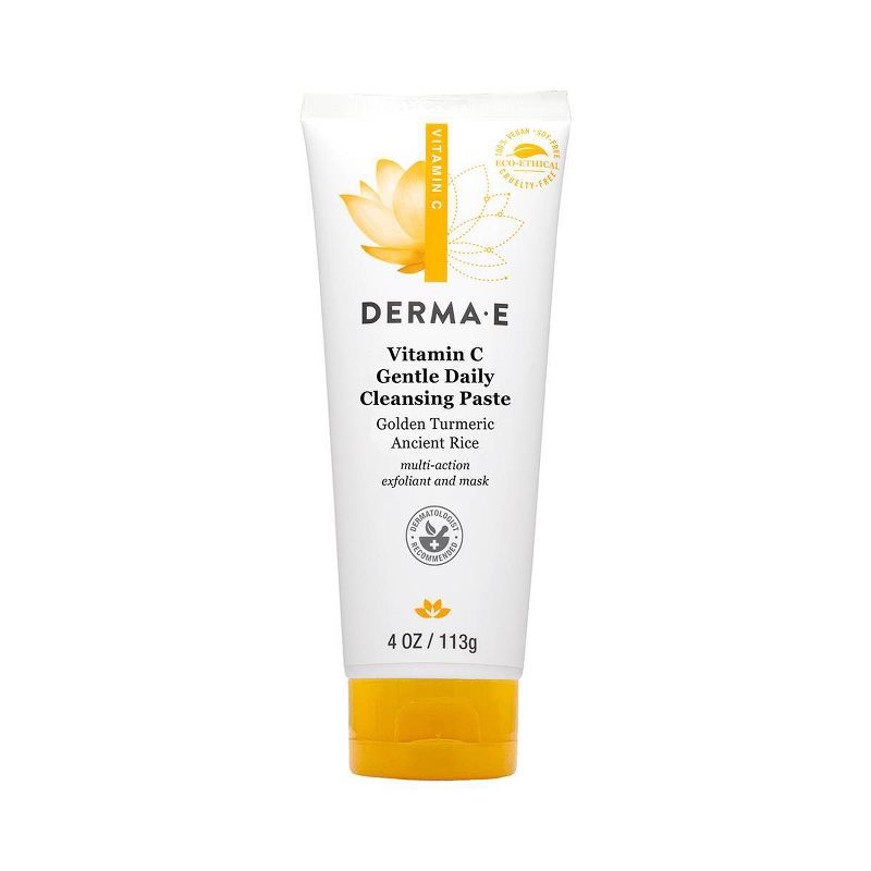 derma e Vitamin C Gentle Daily Cleansing Paste - 4oz, 1 of 19