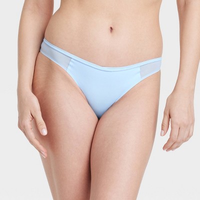 Women's Micro-Mesh Thong - Auden™ Light Blue M