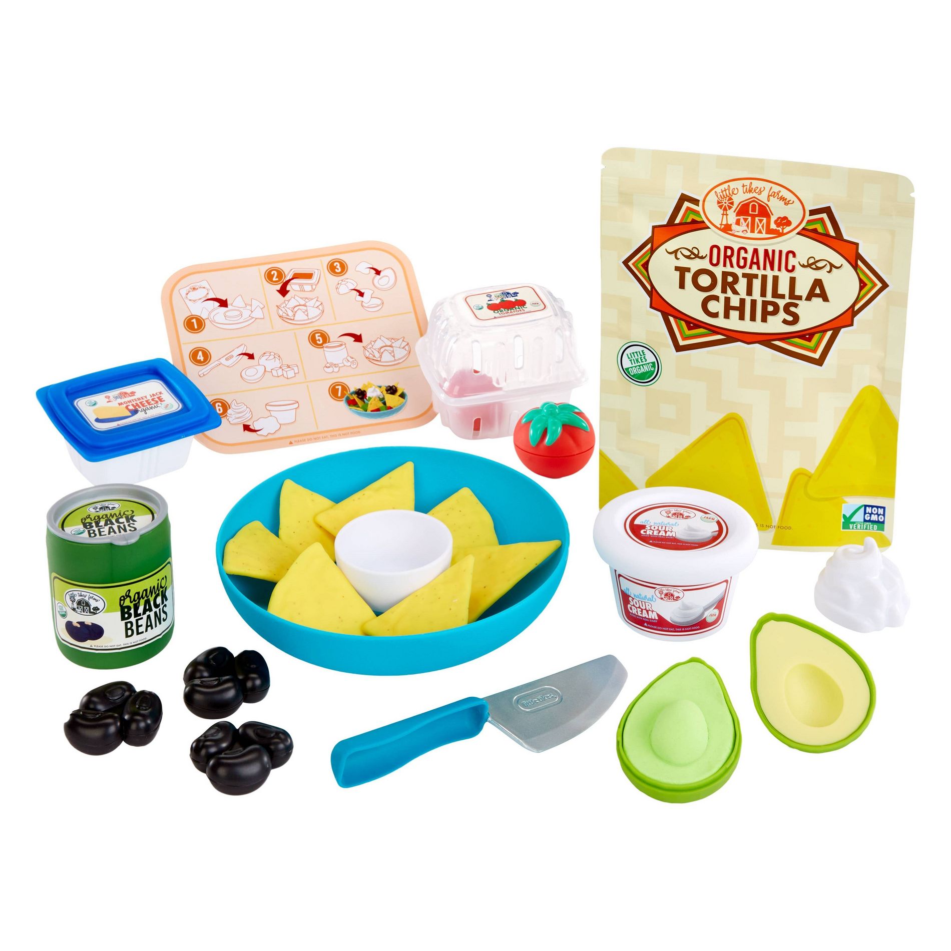 Little Tikes Creative Chefs Nacho Kit with Make-It Mix Play Sand 22 Accessories