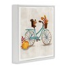 Stupell Industries Squirrel on Autumnal Bicycle, 17" x 17" - 3 of 4