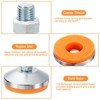 Unique Bargains Carbon Steel Non-Skid Adjustable Furniture Table Feet Leveling Feet 2 Pcs - 4 of 4