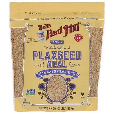 Bob's Red Mill Premium Whole Ground Flaxseed Meal.